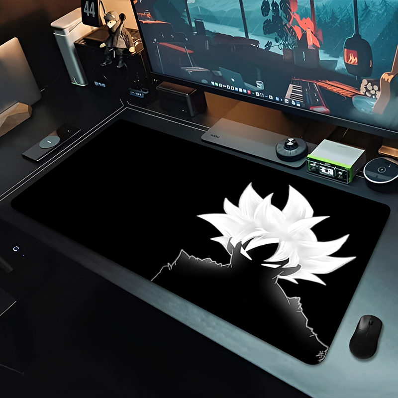 Esports Gaming Pad - DBZ Black Anime Mouse Pad Dragon