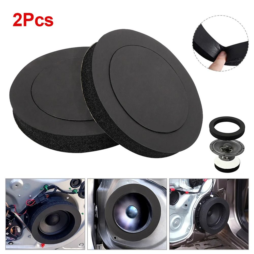 Sound Dampening Foam - 1/2Pcs 6.5 Inch Size Car Speaker
