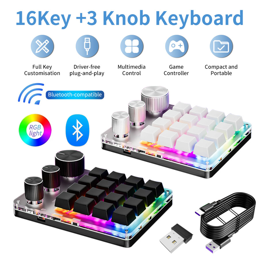 Elgato Stream Deck - Wireless Bluetooth Programming Macro Custom 16Key