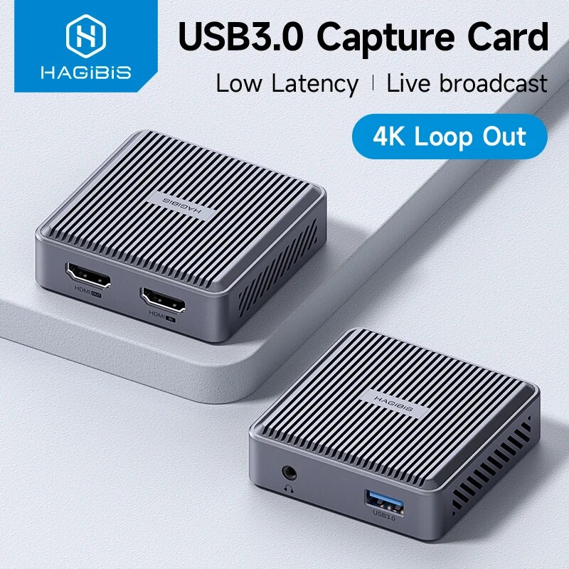 Capture Card 4K Hdmi - Hagibis 4K HDMI-Compatible Video Capture Card