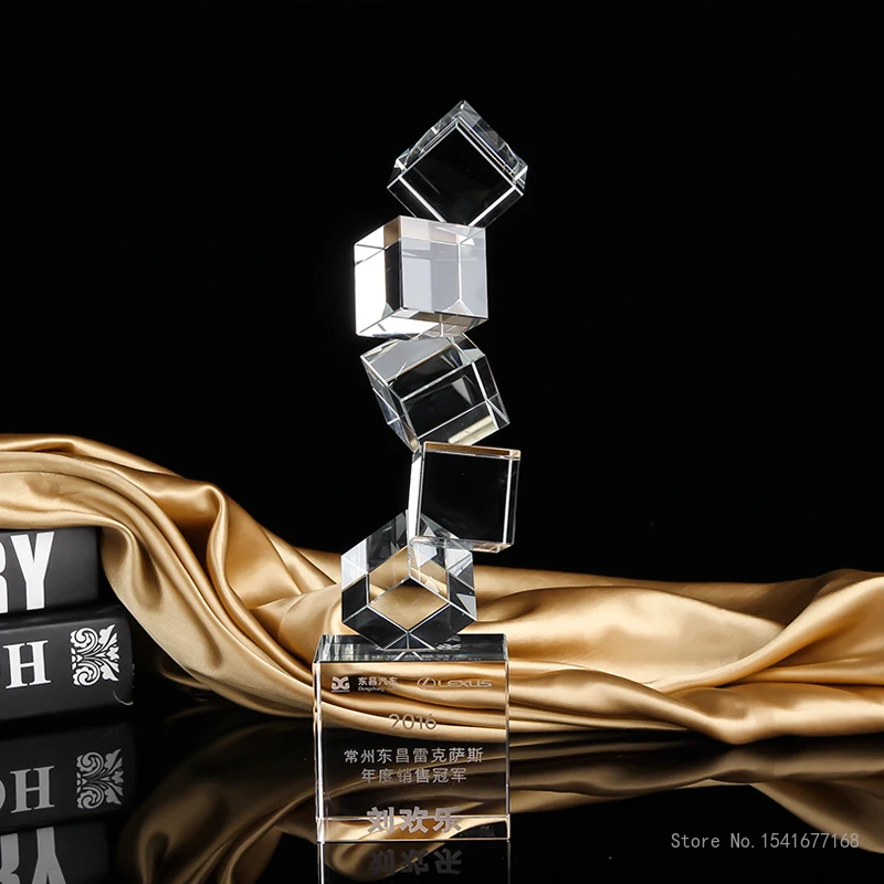 Esports Gaming Trophy - Customized Transparent Crystal Trophy, Creative Festival