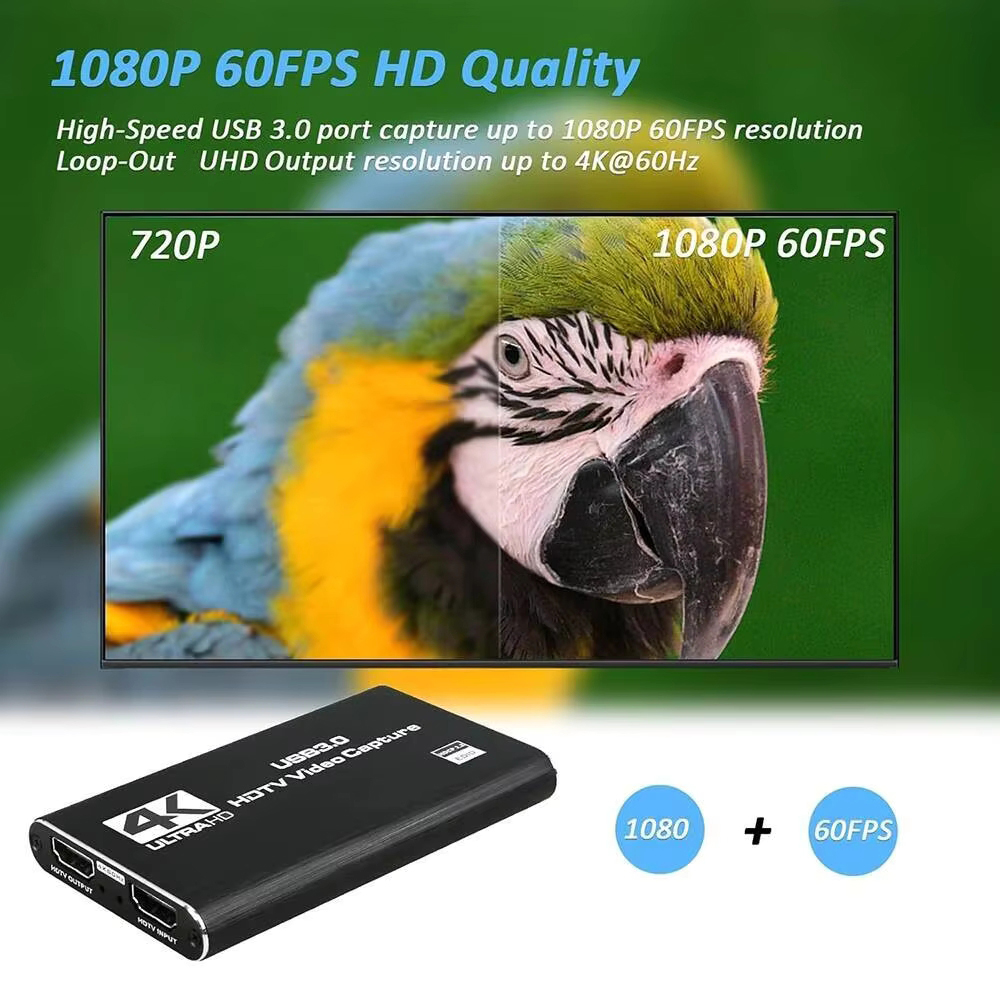 4K HDMI-Compatible to USB 3.0  - đánh giá và giá Capture Card 4K Hdmi