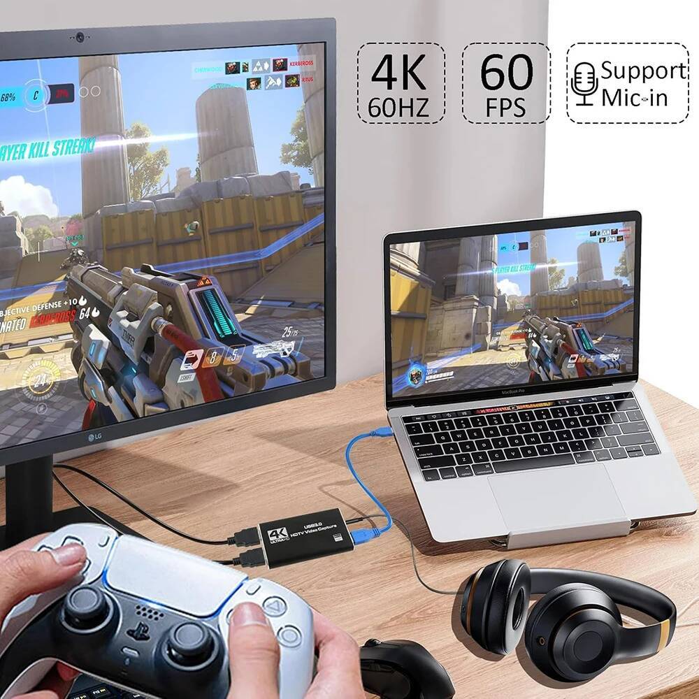 4K HDMI-Compatible to USB 3.0  - đánh giá và giá Capture Card 4K Hdmi