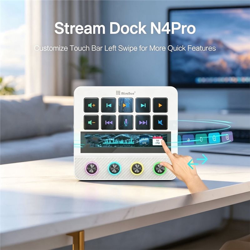 Mirabox N4 Pro 1 Stream Deck C - đánh giá và giá Elgato Stream Deck