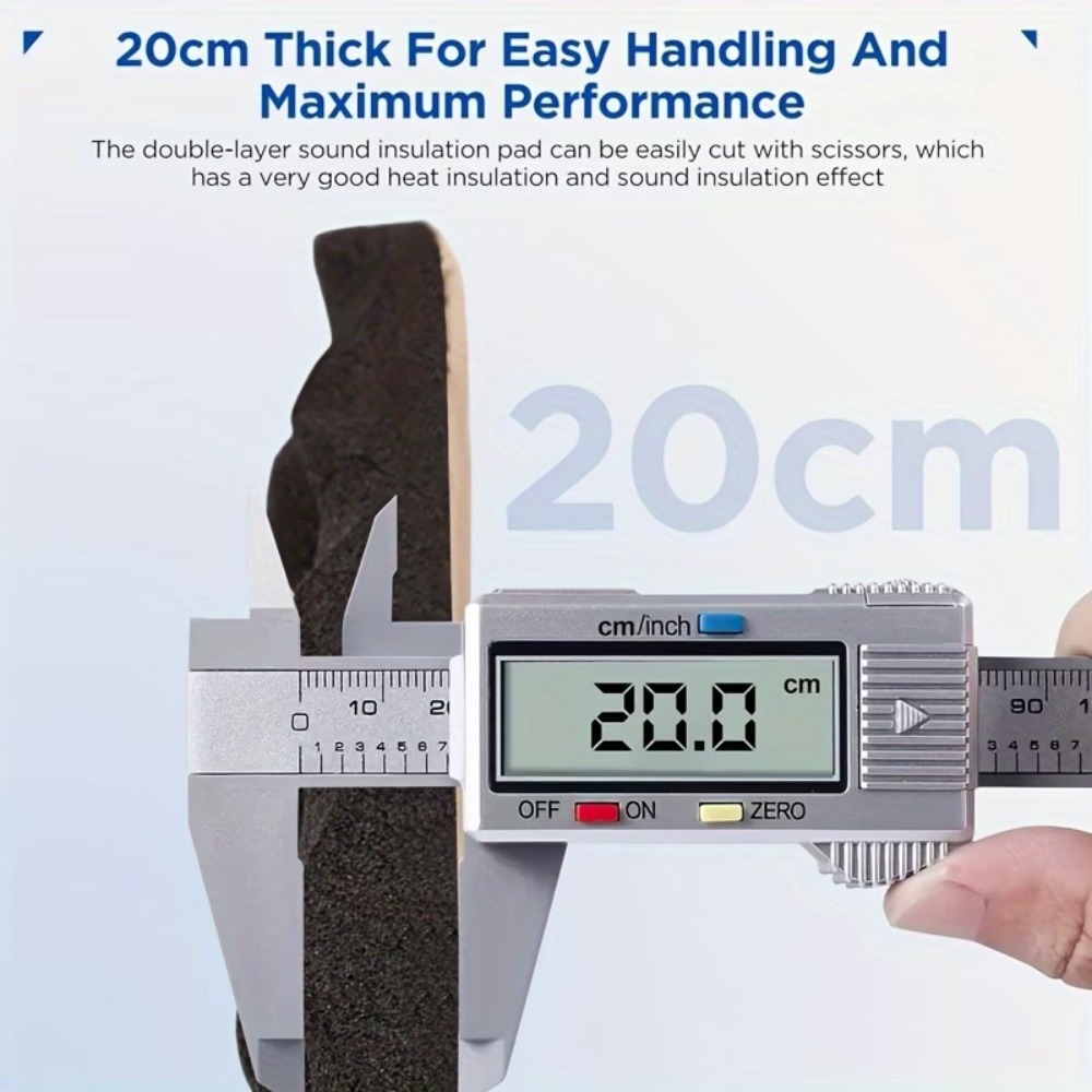 1 Roll 2cm-50x100cm Self-Adhes - đánh giá và giá Sound Dampening Foam