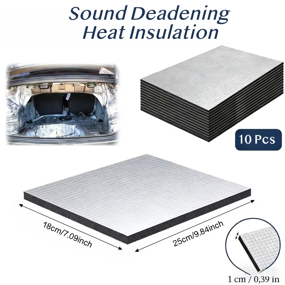10PCS 10mm Car Sound Deadening - đánh giá và giá Sound Dampening Foam