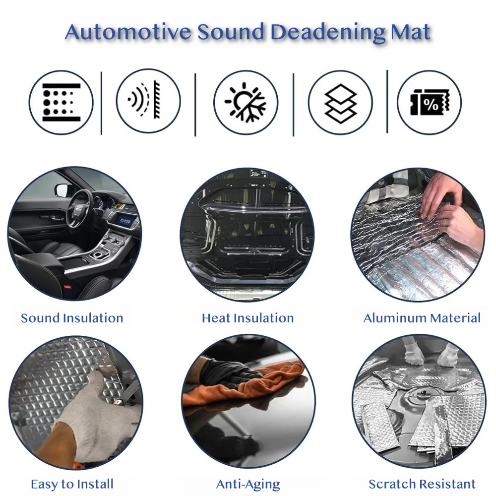 10PCS 10mm Car Sound Deadening - đánh giá và giá Sound Dampening Foam