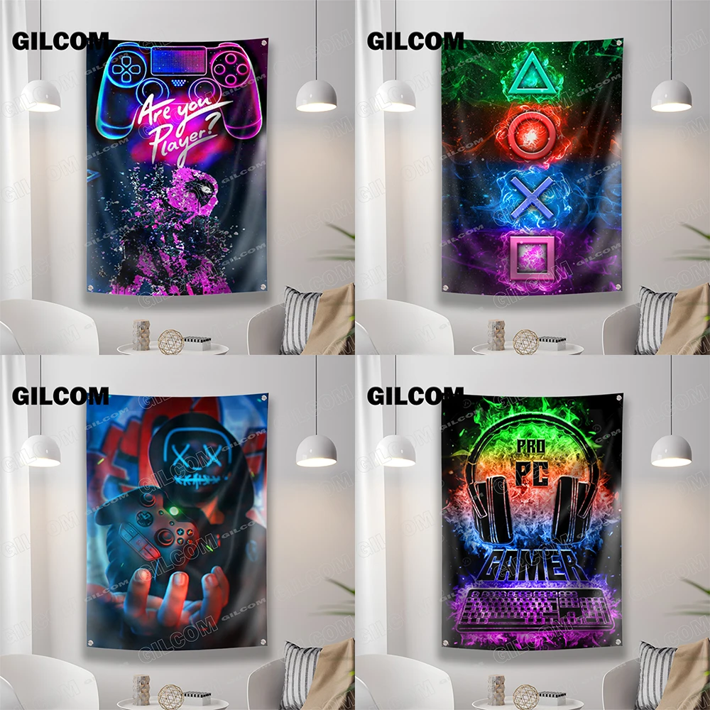 Gaming Room Flag Cool Punk Sty - đánh giá và giá Esports Gaming Banner