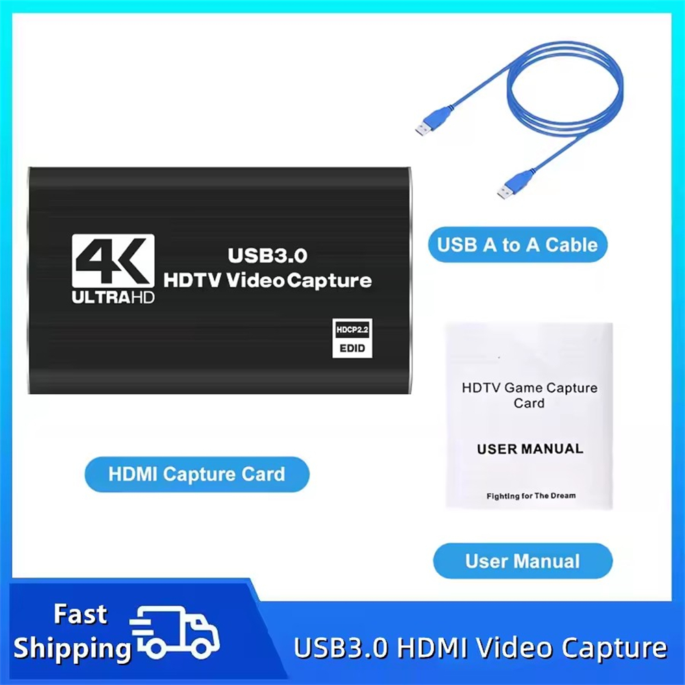 Roreta 4K USB 3.0 Video Captur - đánh giá và giá Capture Card 4K Hdmi