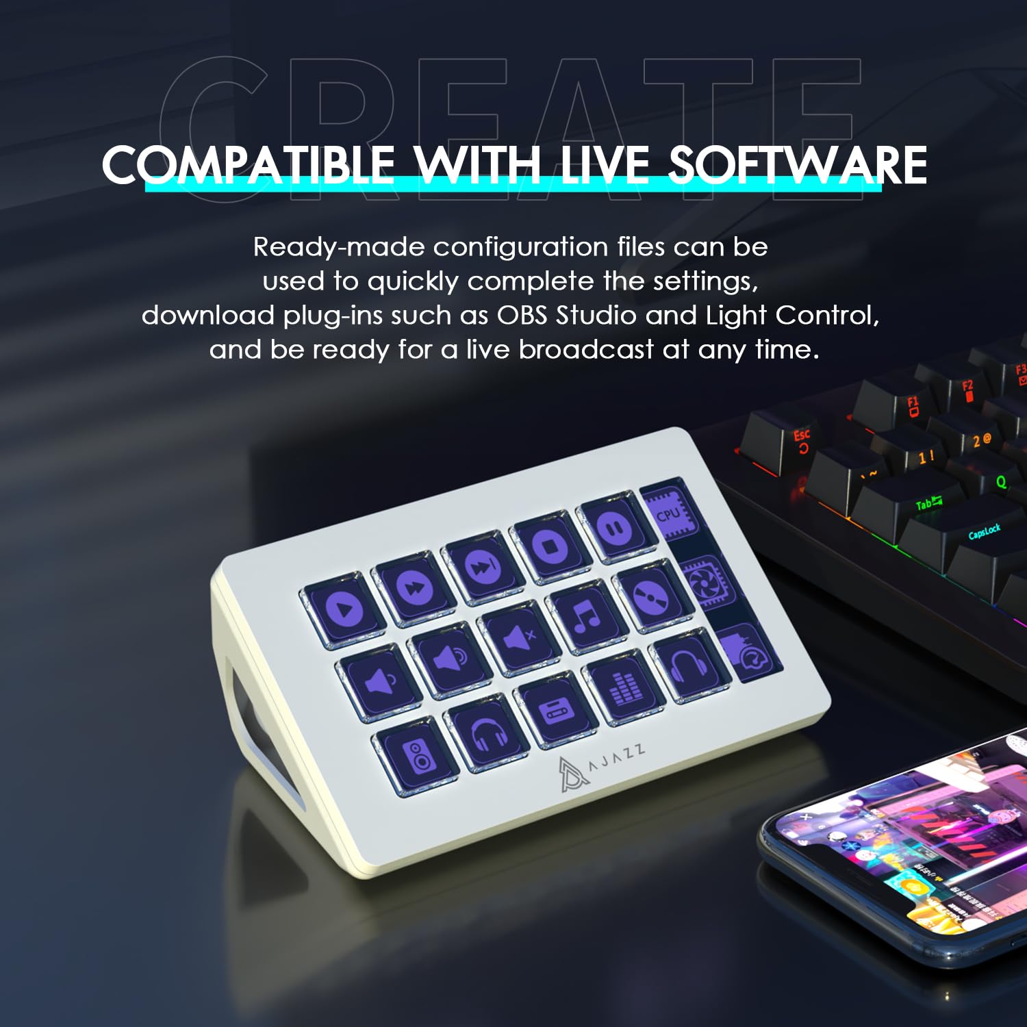 ATTACK SHARK x AJAZZ AKP153 ST - đánh giá và giá Elgato Stream Deck
