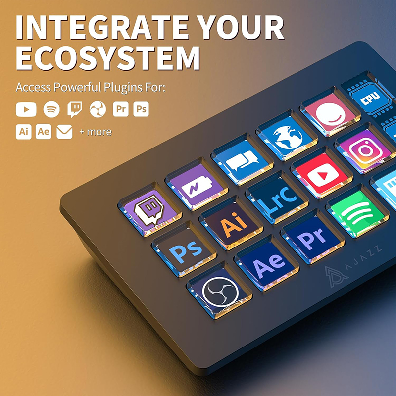 AJAZZ AKP153E/AKP03E Multifunc - đánh giá và giá Elgato Stream Deck