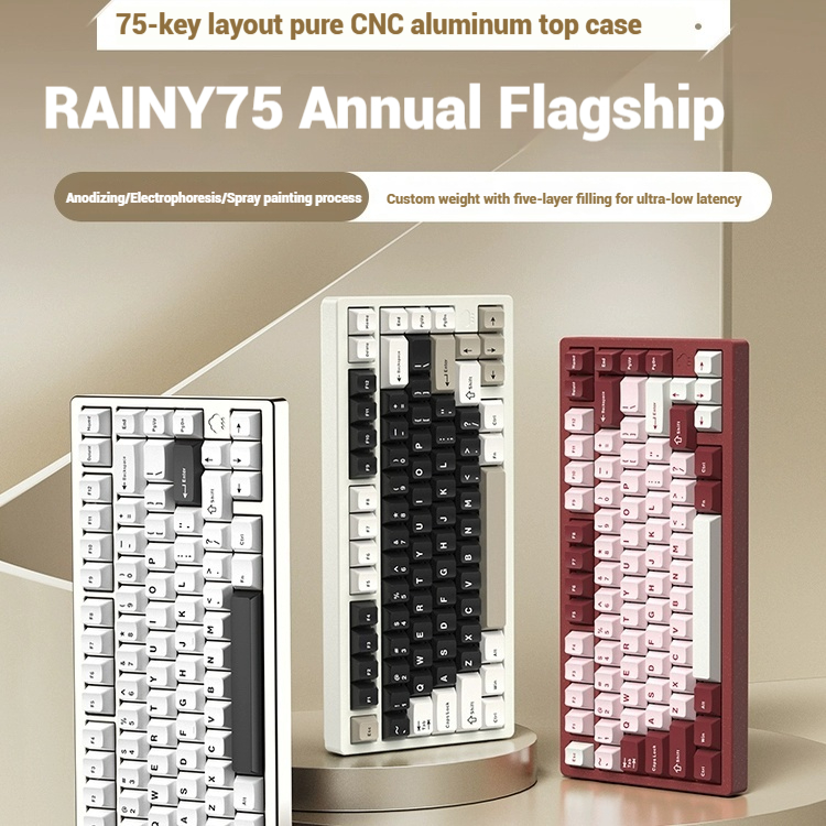 Wireless Bluetooth RAINY75 Cus - đánh giá và giá Esports Gaming Keyboard