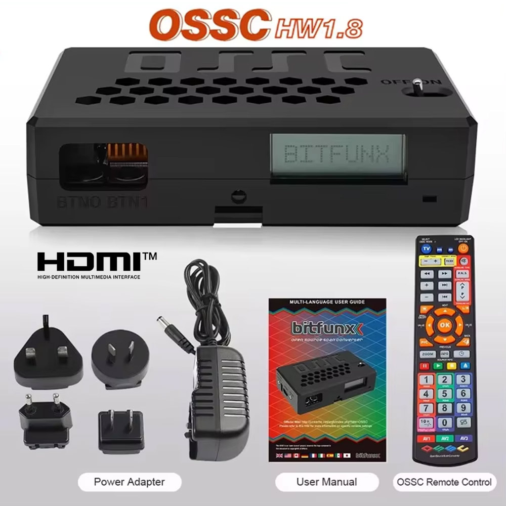 BitFunx V1.8 OSSC Upscaller Op - đánh giá và giá Elgato Stream Deck