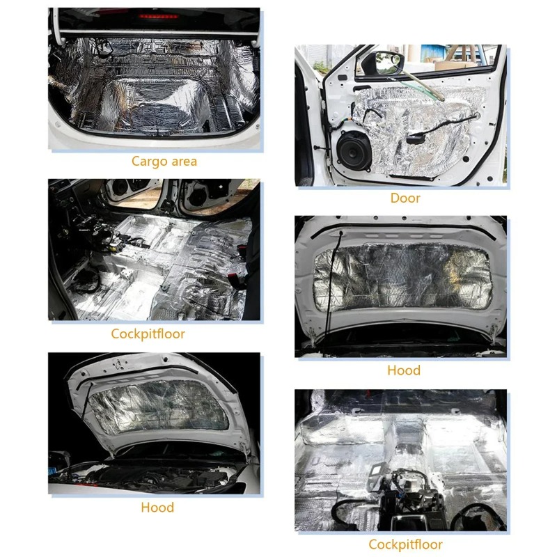 200x50cm 5/10mm Car Sound Mat  - đánh giá và giá Sound Dampening Foam