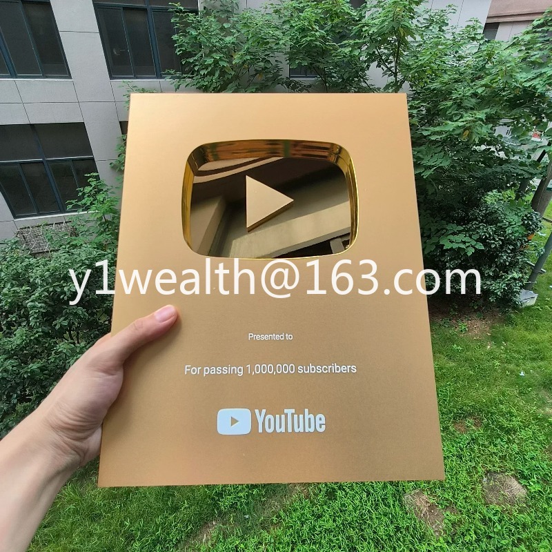 New YouTube Play Button Award  - đánh giá và giá Esports Gaming Trophy