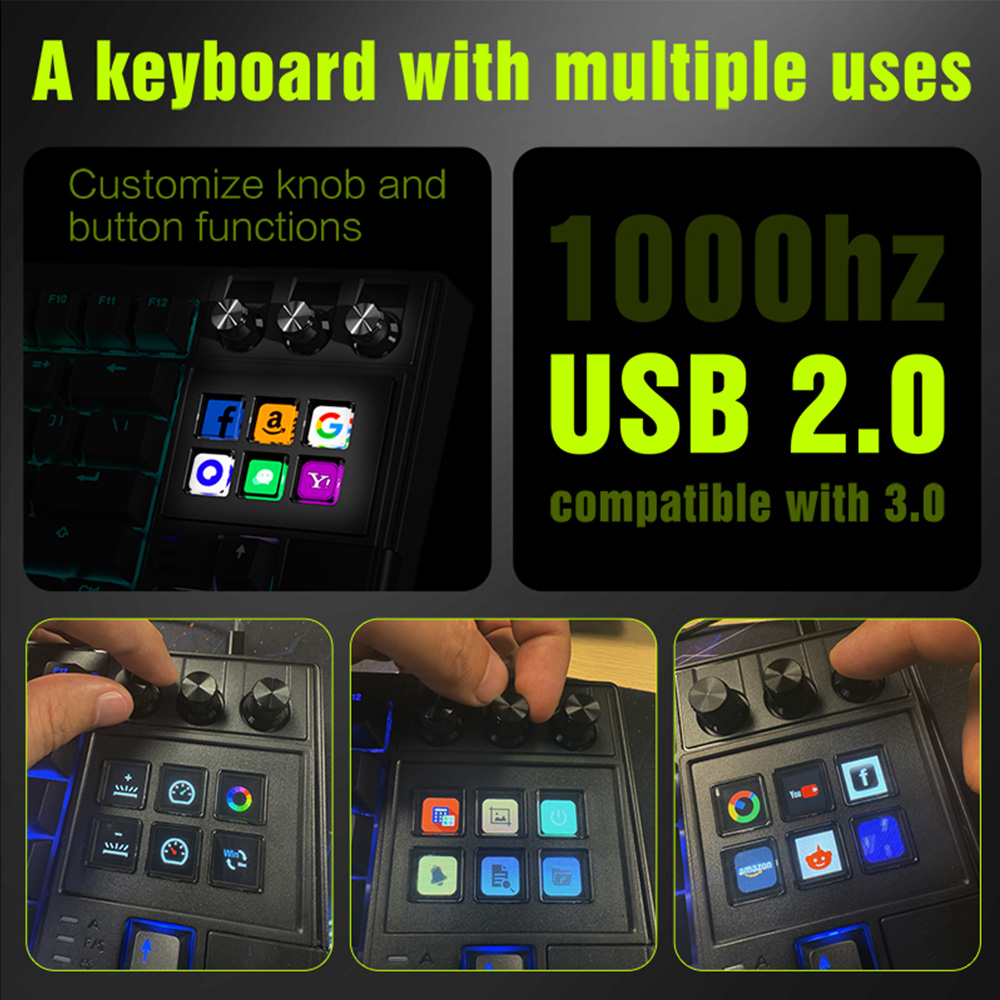 MRSVI K1 PRO Visual LCD AI Key - đánh giá và giá Elgato Stream Deck