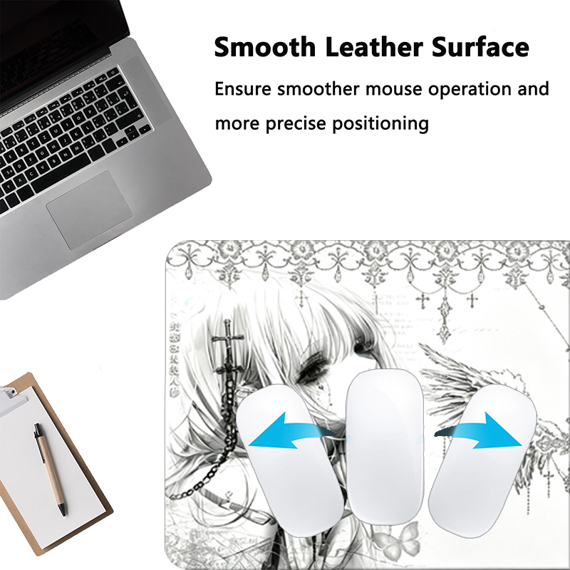 Leather Mousepad Black White A - đánh giá và giá Esports Gaming Keyboard