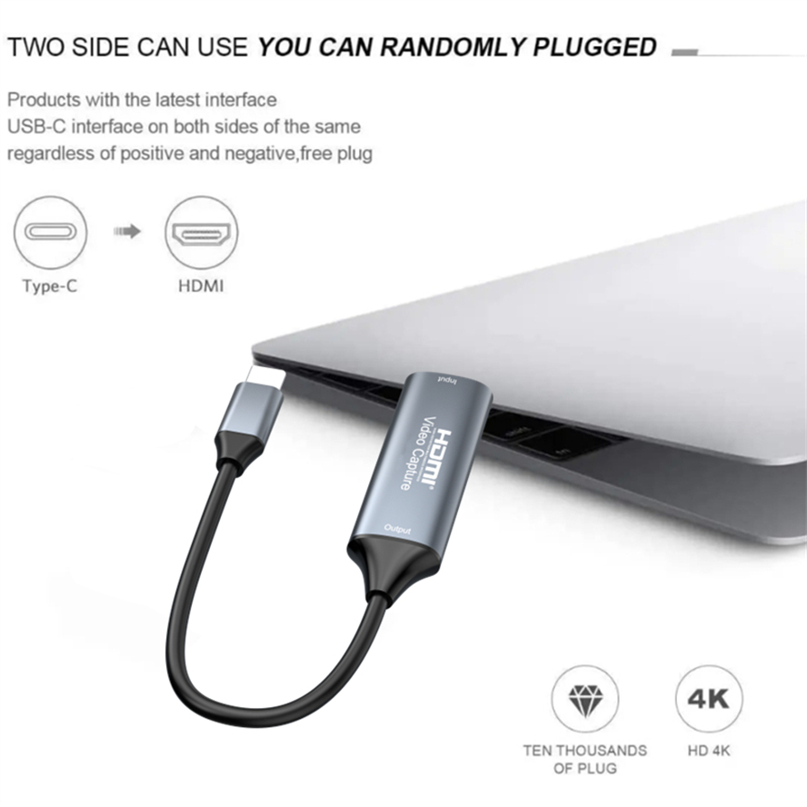 USB Type C to HDMI-compatible  - đánh giá và giá Capture Card 4K Hdmi